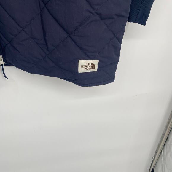 The North Face Jacket Womens Cuchillo Parka Aviator Navy X-Large Quilted Outdoor - Picture 4 of 10